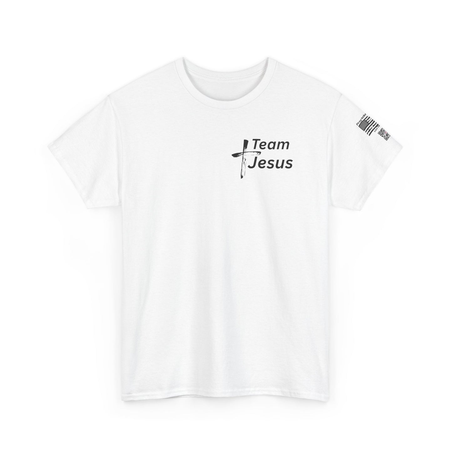 Team Jesus T-Shirt — Christian Faith Tee with Cross