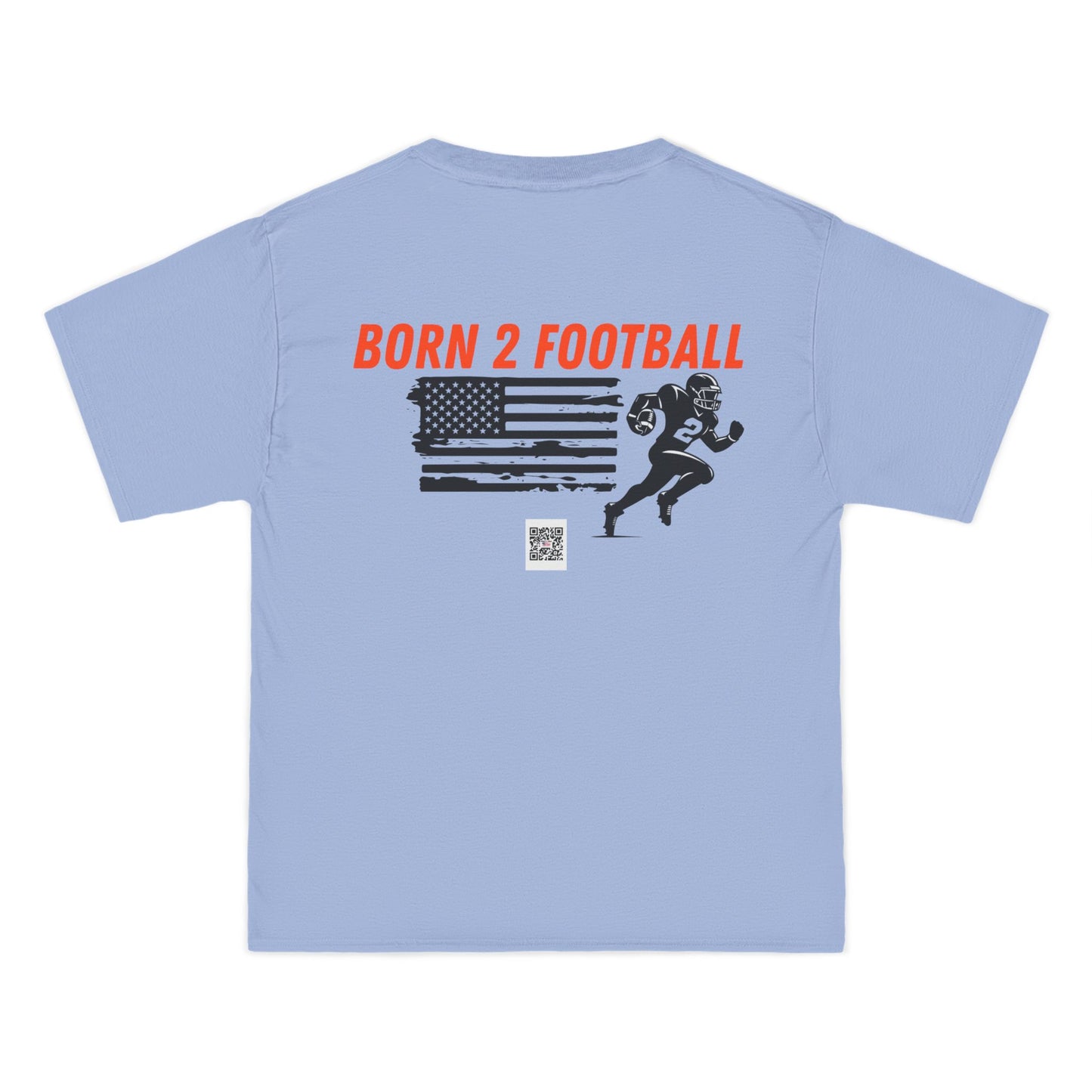 Sporty Born 2 Football Short-Sleeve T-Shirt for Enthusiasts