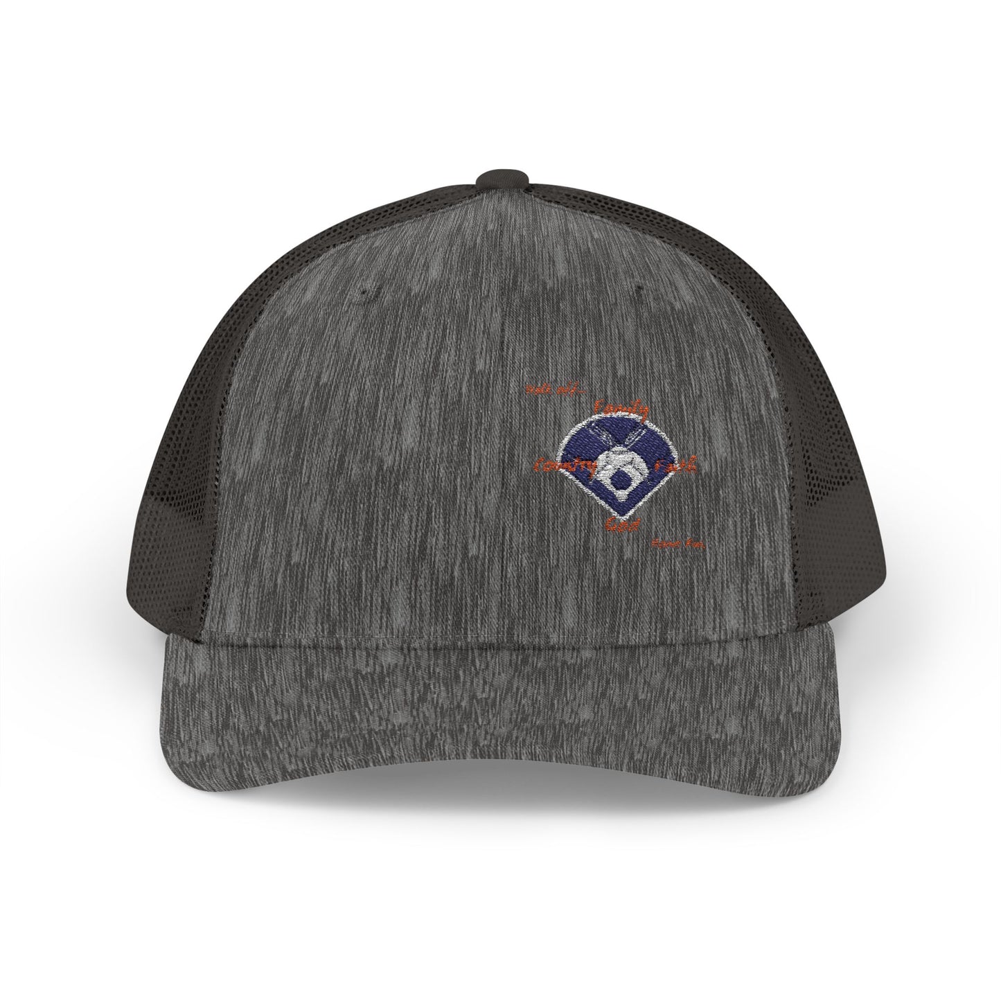 Snapback Trucker Cap - Baseball, Family and Faith - Casual Style for Everyday Adventures