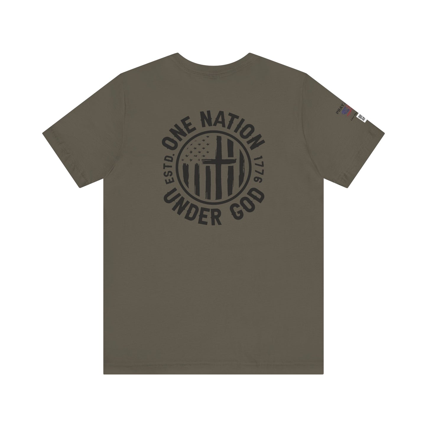 One Nation Under God-Patriotic Tee