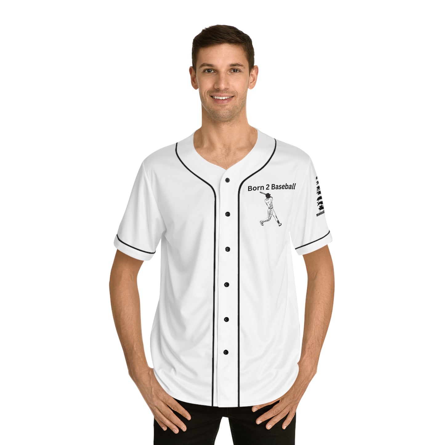 Born 2 Baseball-Men's Baseball Jersey - Design for Sports Fans