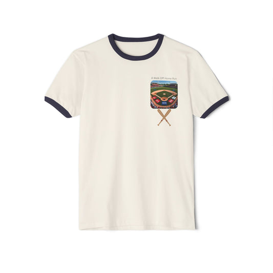 Faith Based Vintage Baseball Unisex Ringer T-Shirt - Perfect for Sports Fans