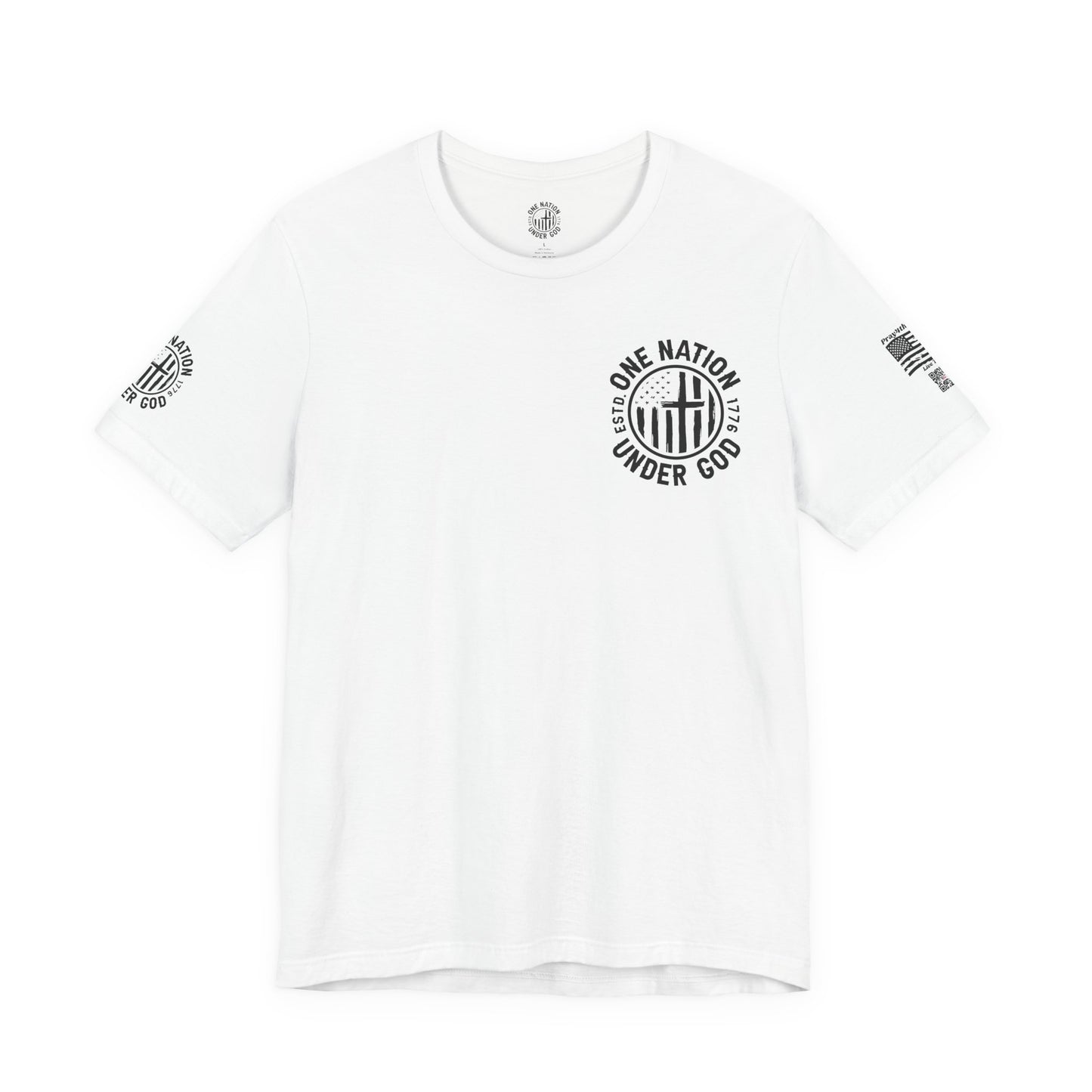 Patriotic Tee for All - One Nation Under God Jersey Short Sleeve Tee