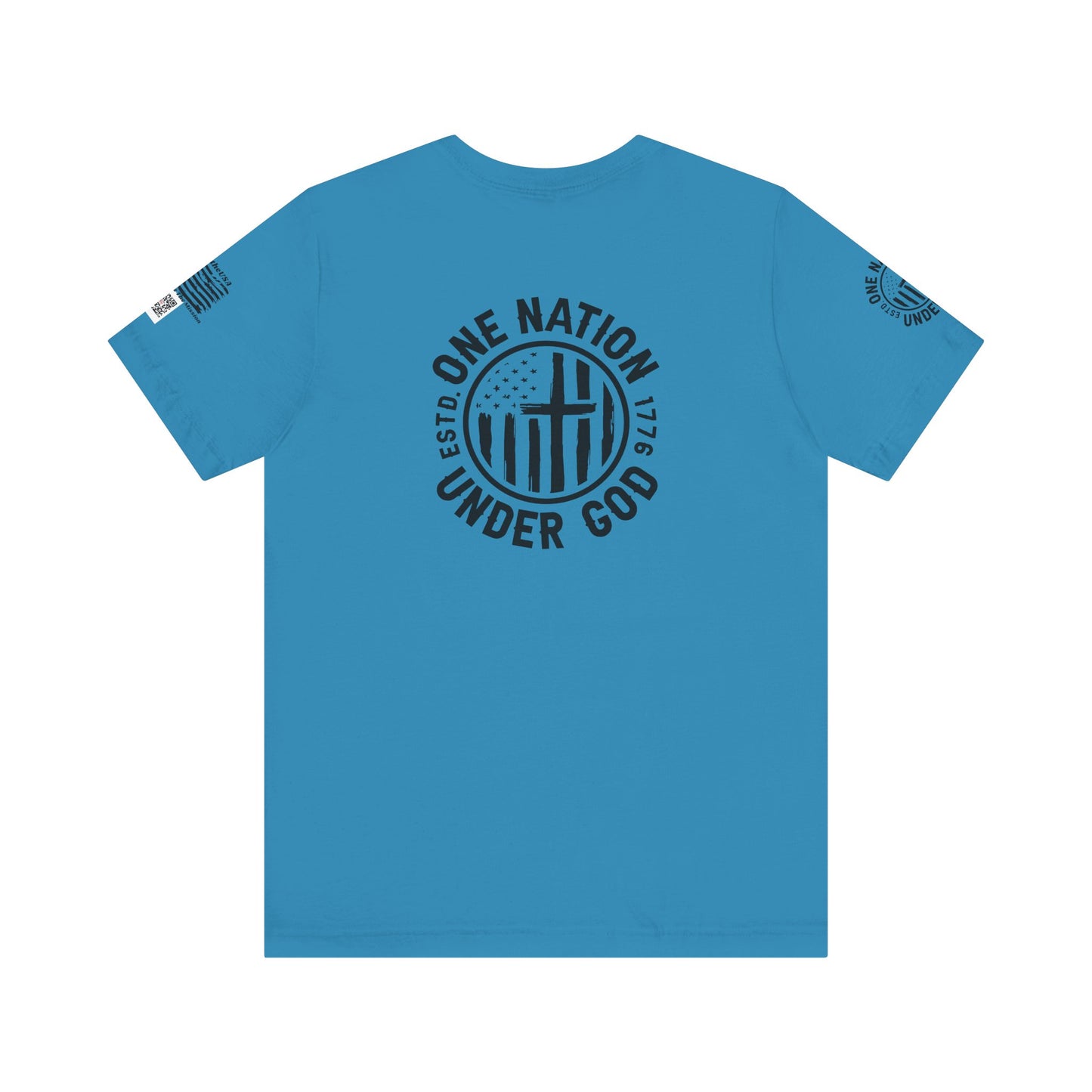 Patriotic Tee for All - One Nation Under God Jersey Short Sleeve Tee