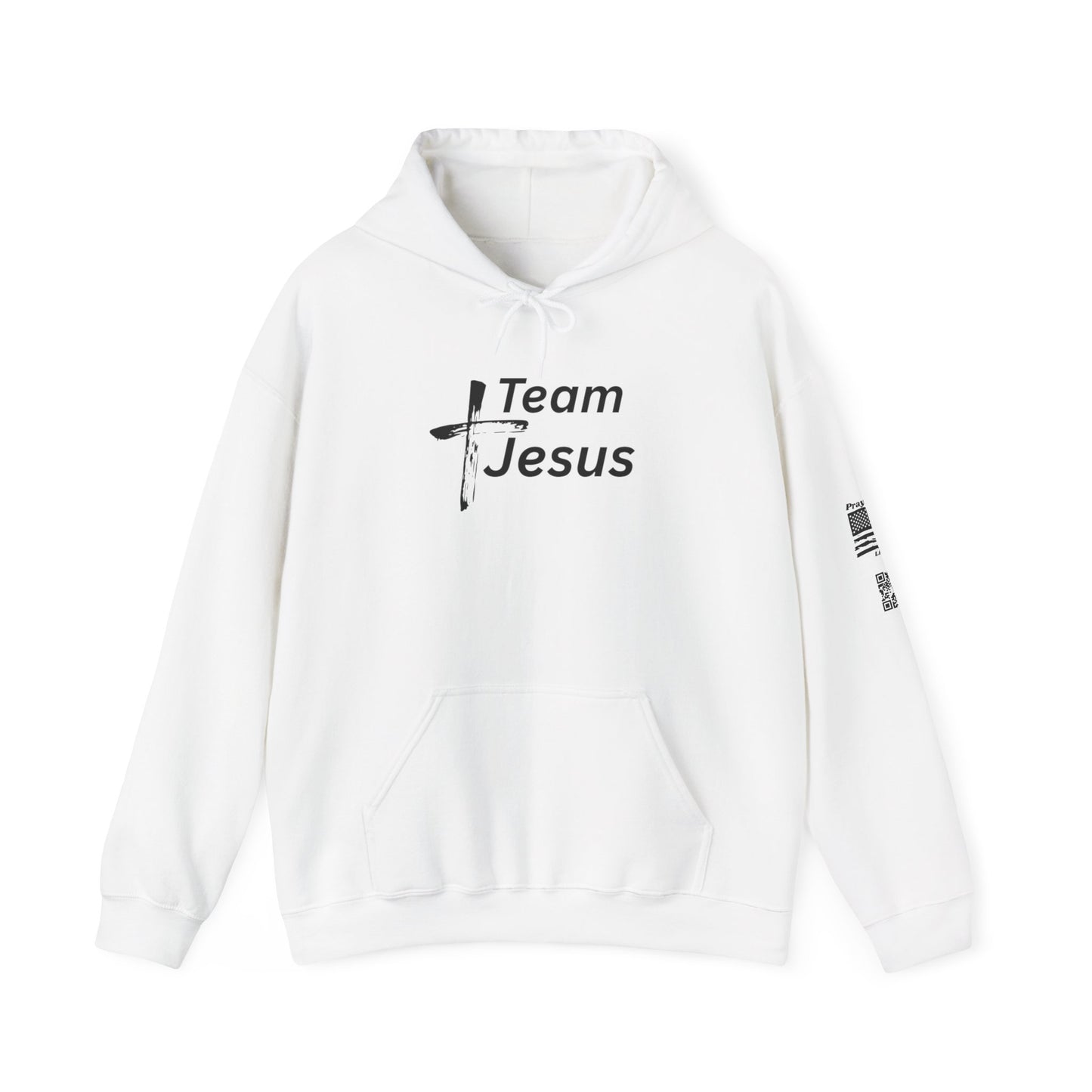 Team Jesus Hoodie — Christian Faith Graphic Hooded Sweatshirt