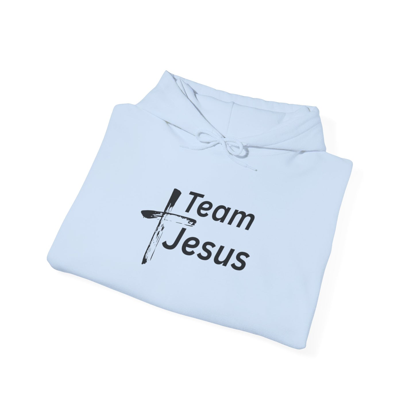 Team Jesus Hoodie — Christian Faith Graphic Hooded Sweatshirt