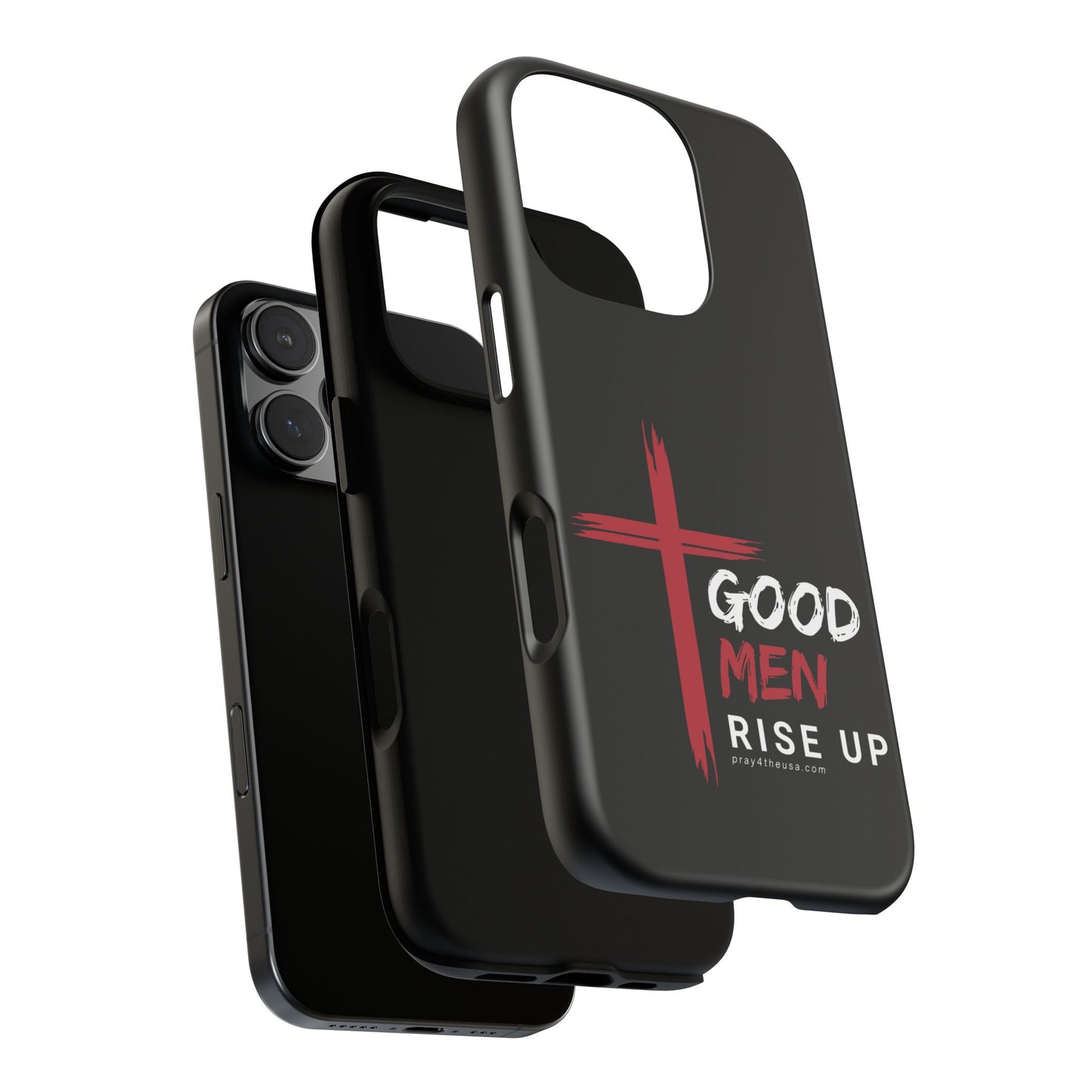 Good Men Rise Up Durable Phone Case – Compatible with All Phone Models