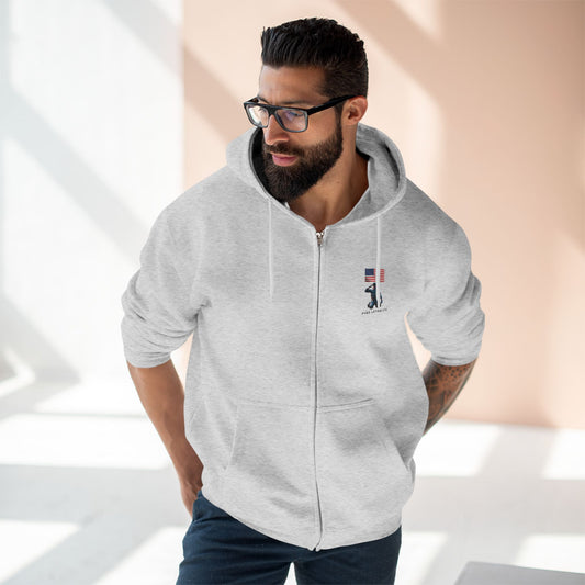 American Flag Zip Hoodie - Pure Lethality Design