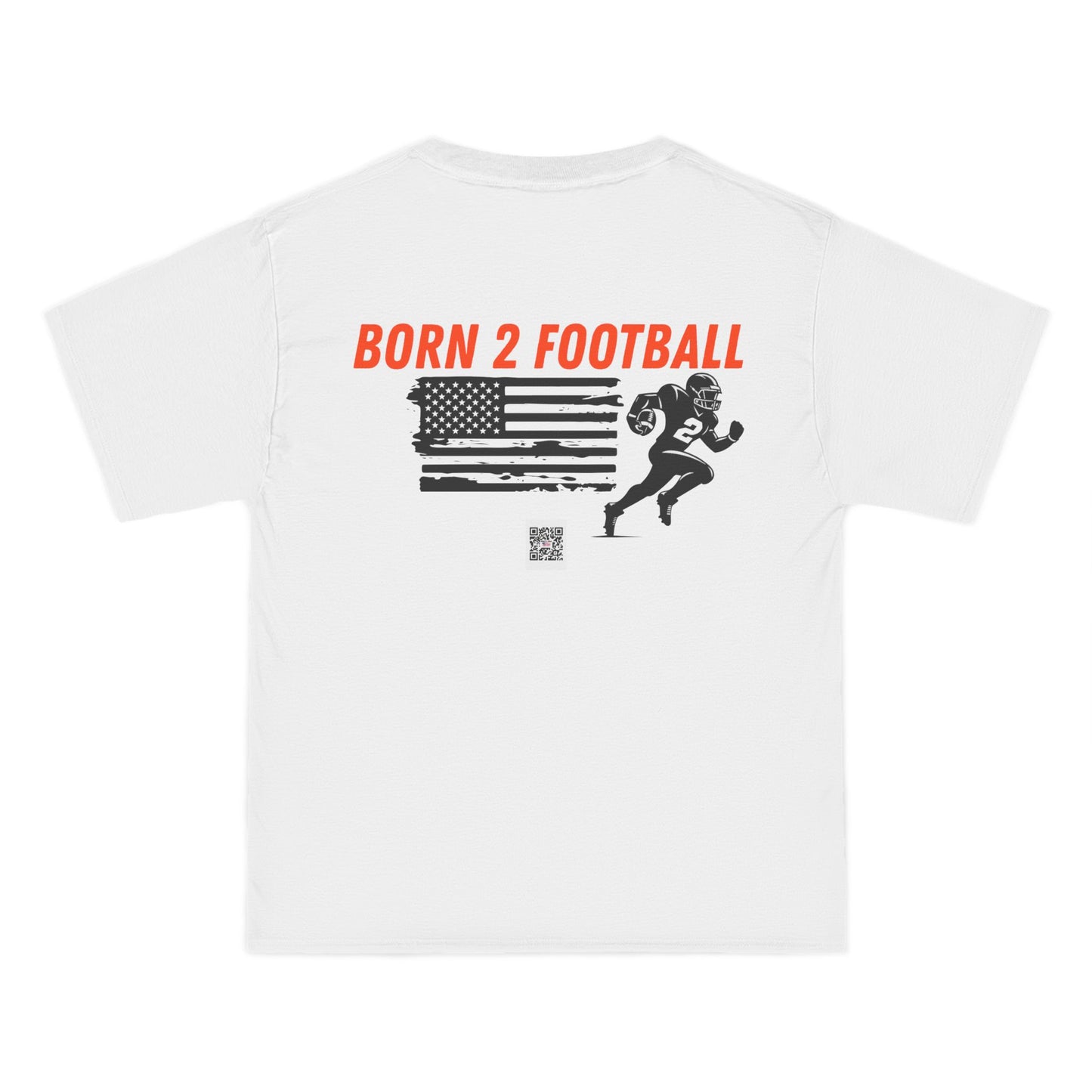 Sporty Born 2 Football Short-Sleeve T-Shirt for Enthusiasts