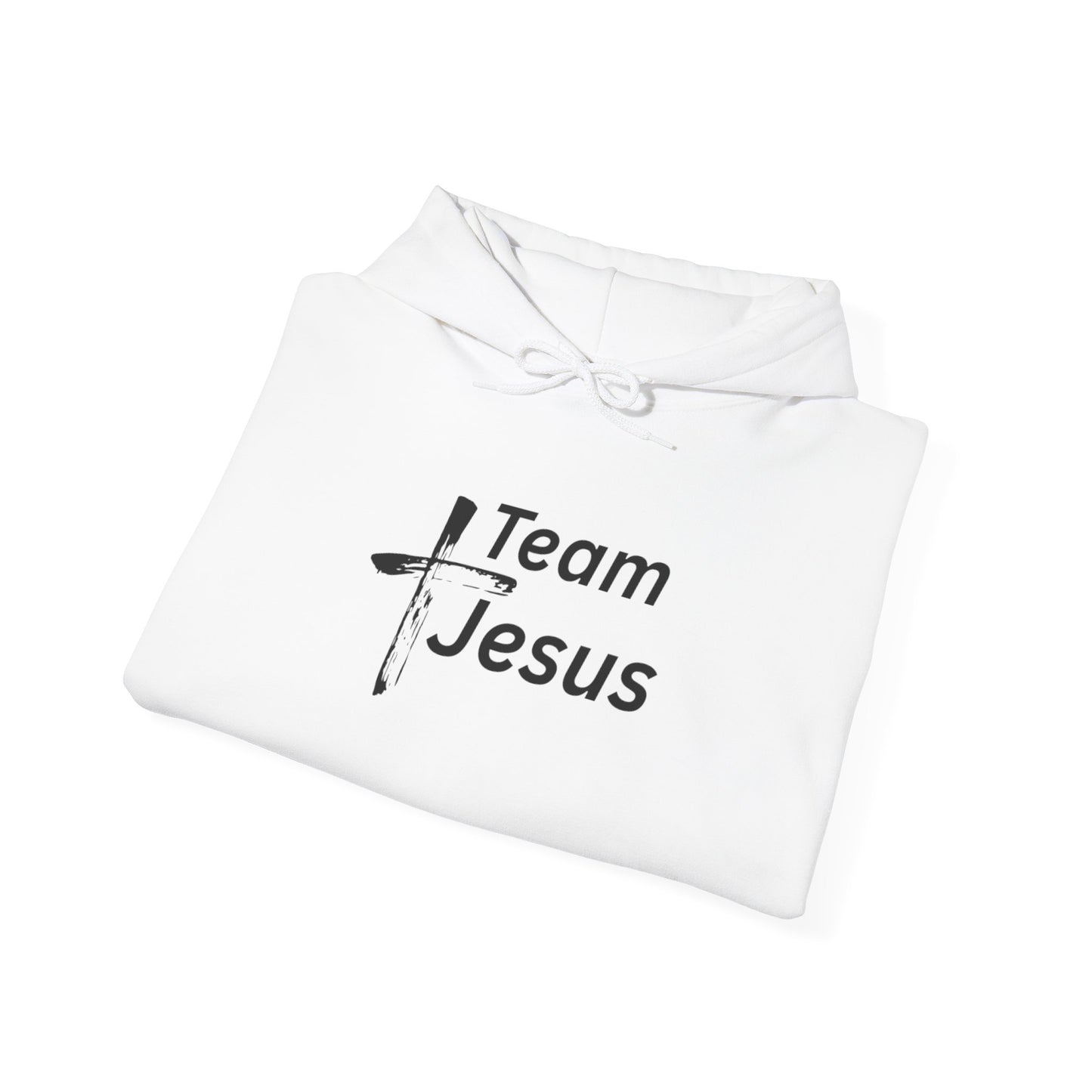 Team Jesus Hoodie — Christian Faith Graphic Hooded Sweatshirt