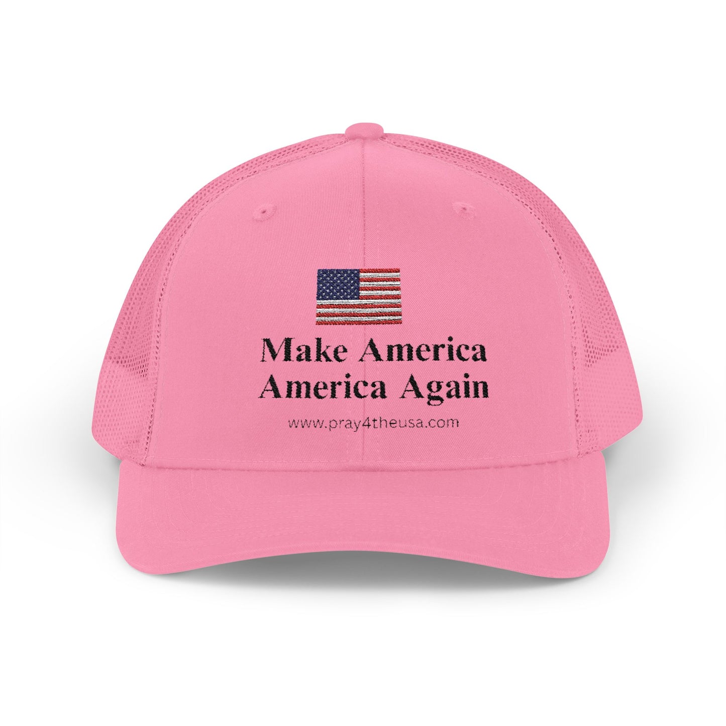 Patriotic Snapback Trucker Cap - Make America America Again