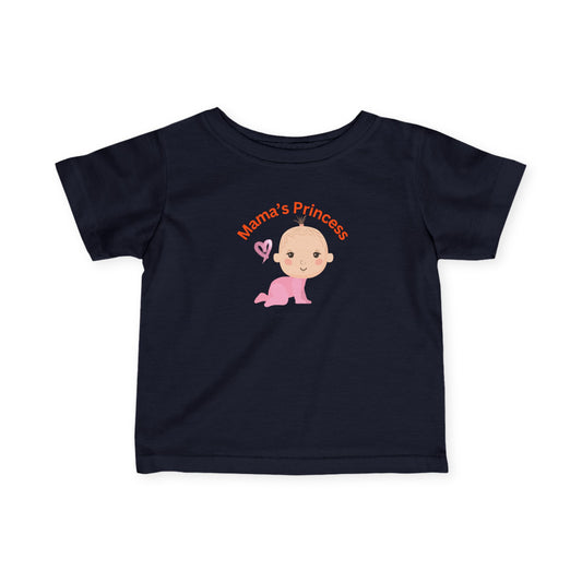 Infant Tee - Mama's Princess, Baby Shower Gift, Toddler Clothes, Cute Kids Apparel, Birthday Outfit