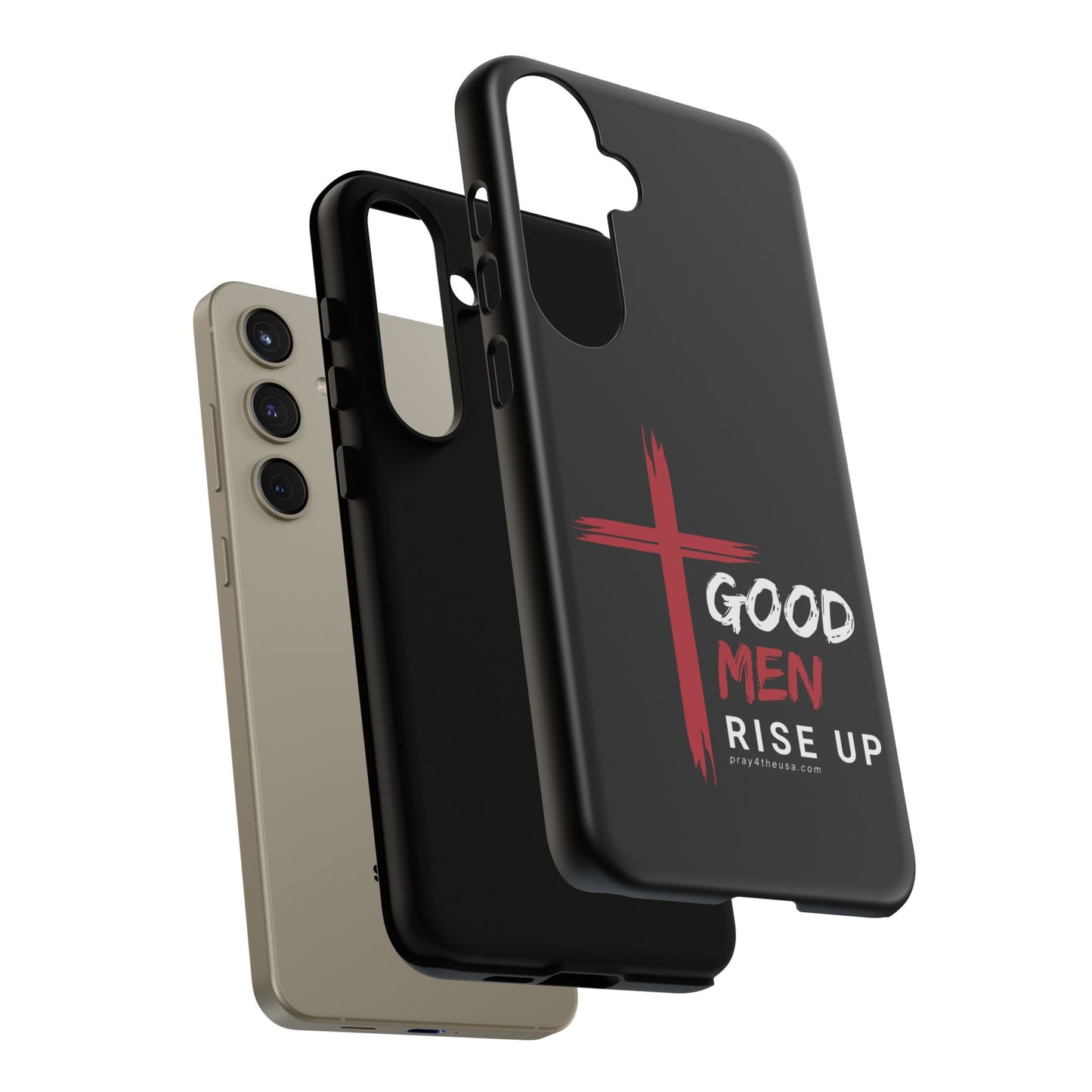 Good Men Rise Up Durable Phone Case – Compatible with All Phone Models