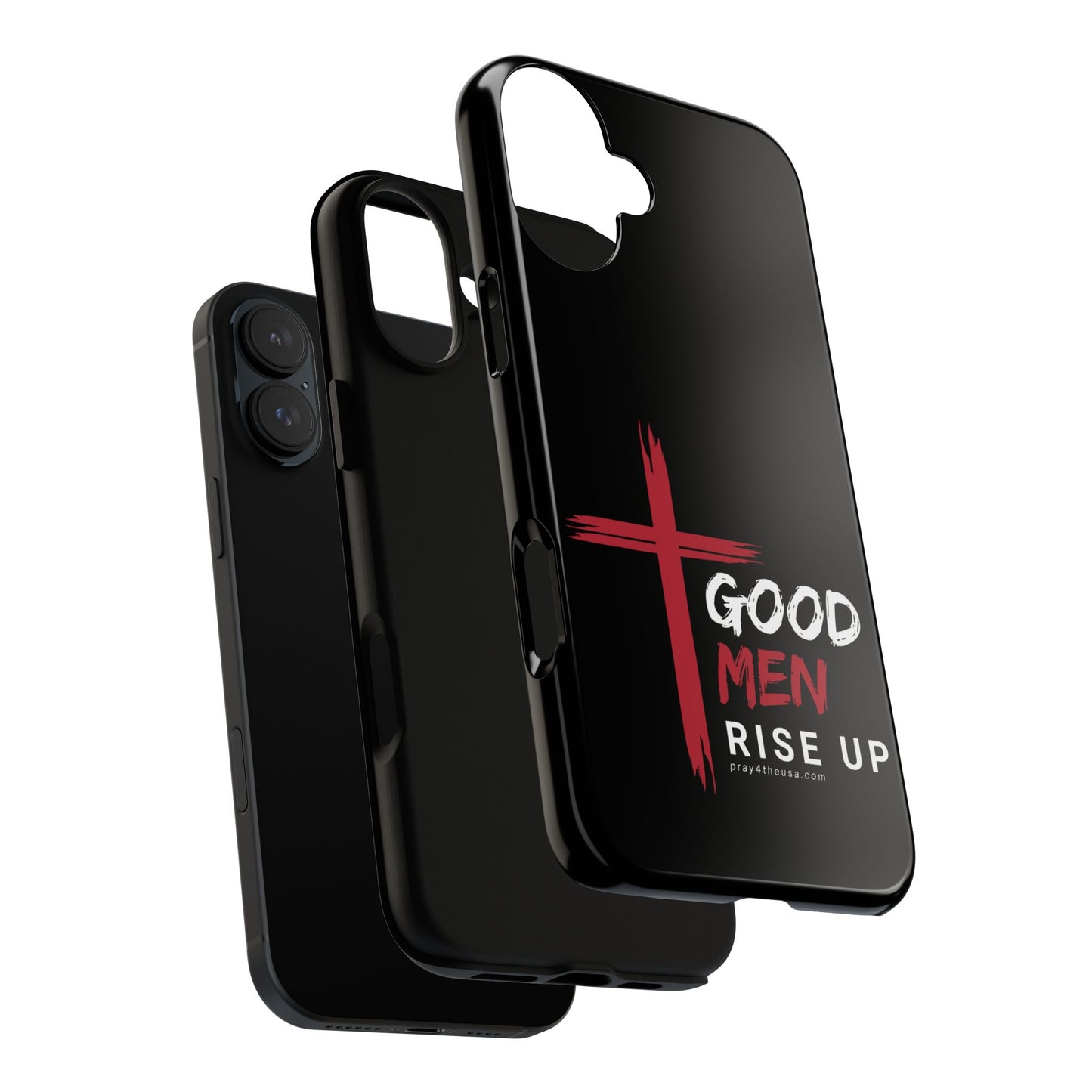 Good Men Rise Up Durable Phone Case – Compatible with All Phone Models