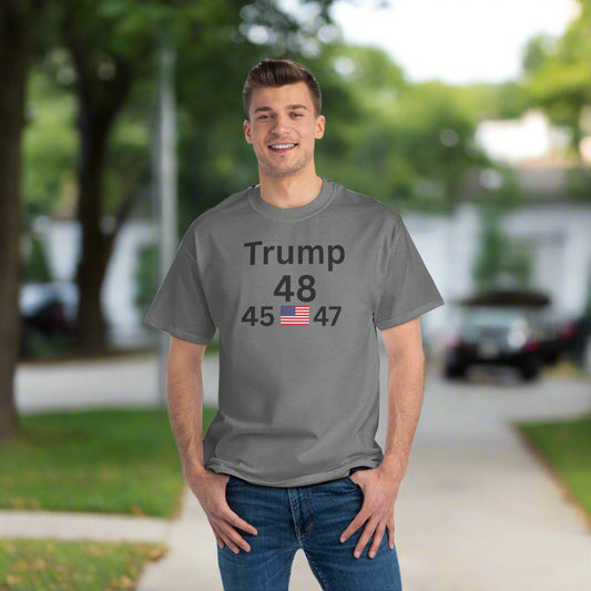 Short-Sleeve T-Shirt - Trump 48 Keep America Great Freedom Design