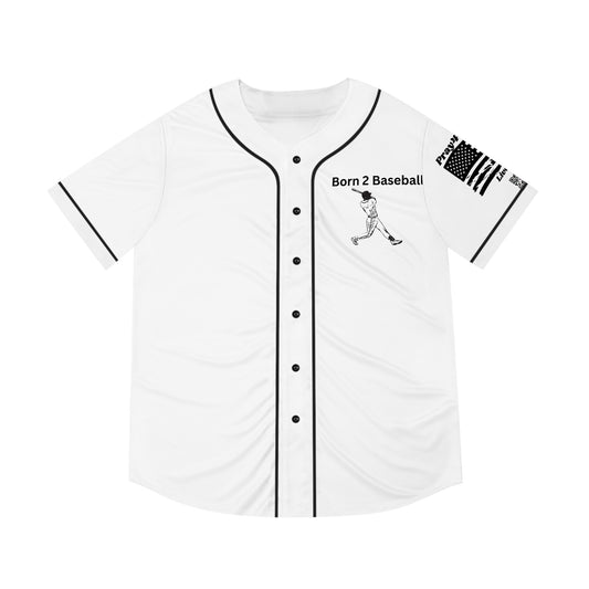 Born 2 Baseball-Men's Baseball Jersey - Design for Sports Fans