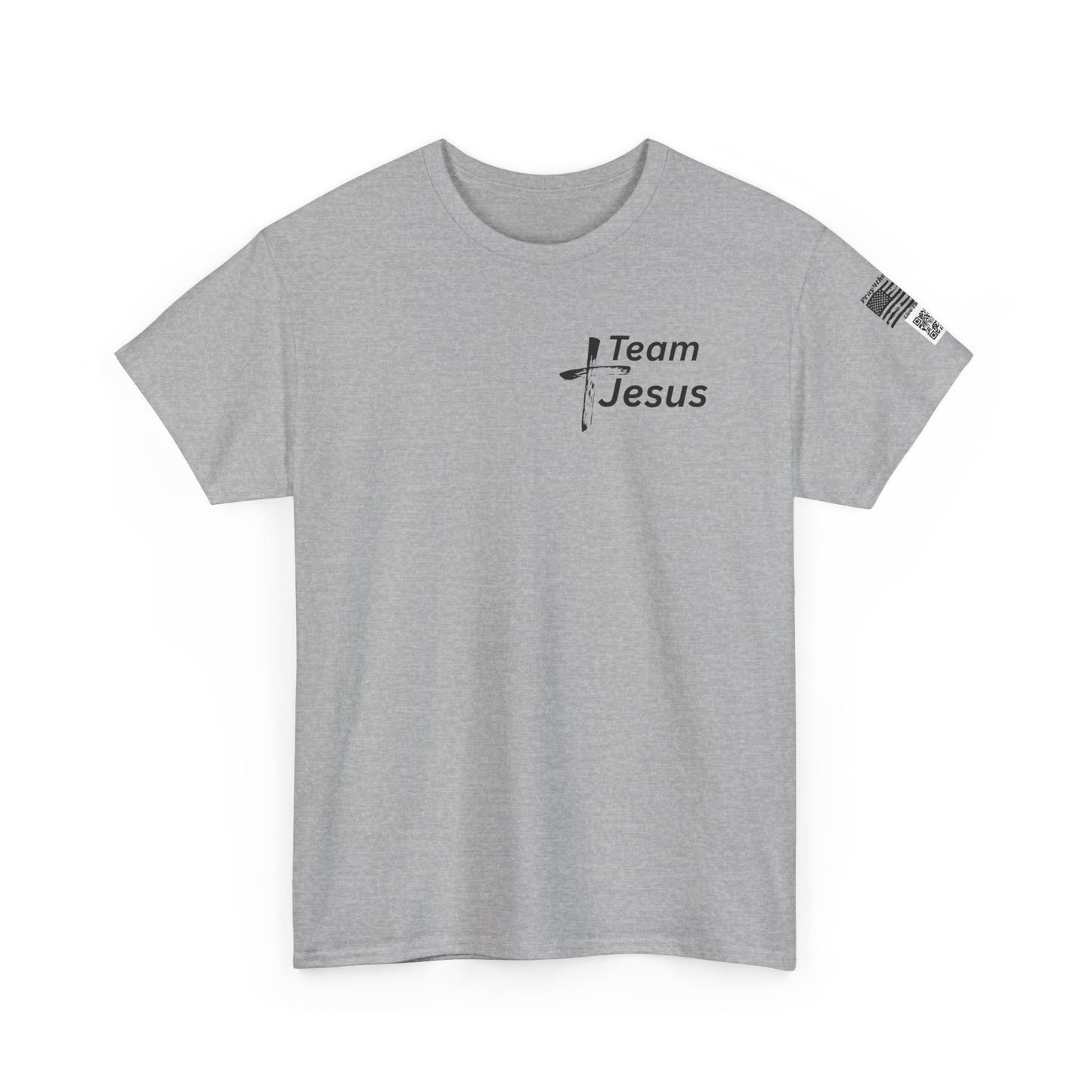 Team Jesus T-Shirt — Christian Faith Tee with Cross