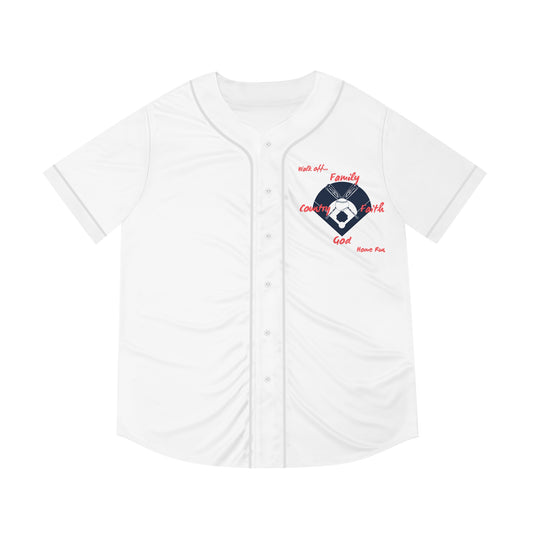 Baseball Jersey - Family, Country, God Design - Perfect for Game Day
