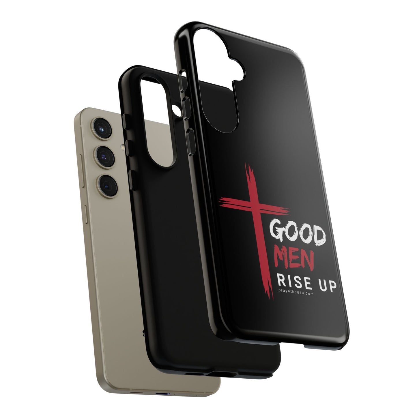 Good Men Rise Up Durable Phone Case – Compatible with All Phone Models