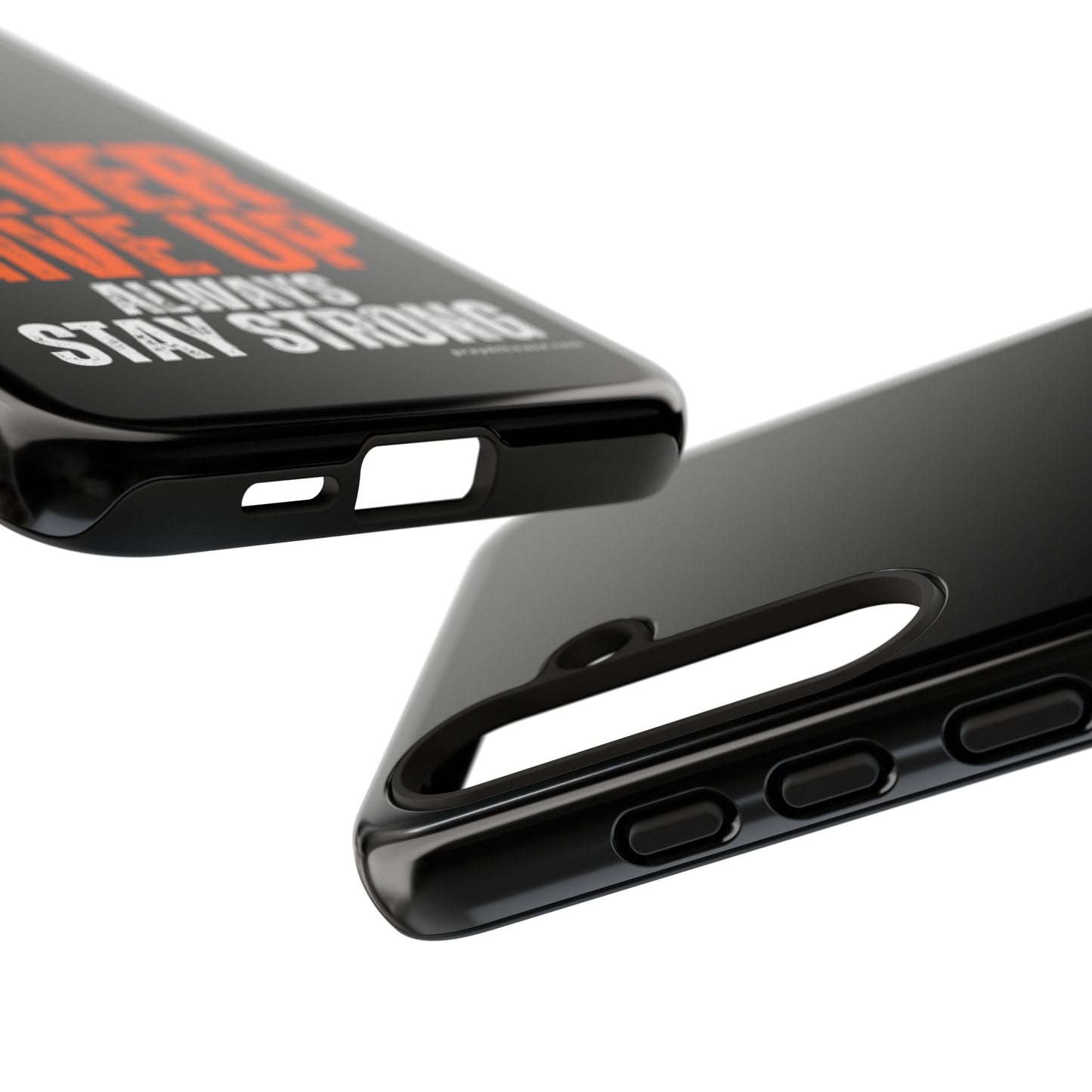 Never Give Up Durable Phone Case – Compatible with All Phone Models