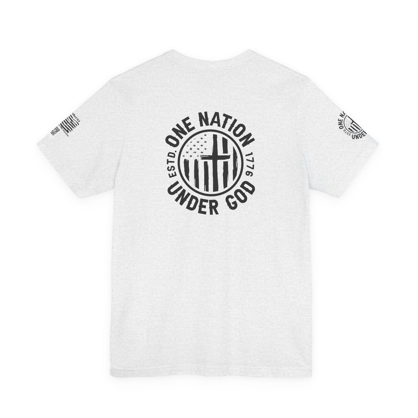 Patriotic Tee for All - One Nation Under God Jersey Short Sleeve Tee