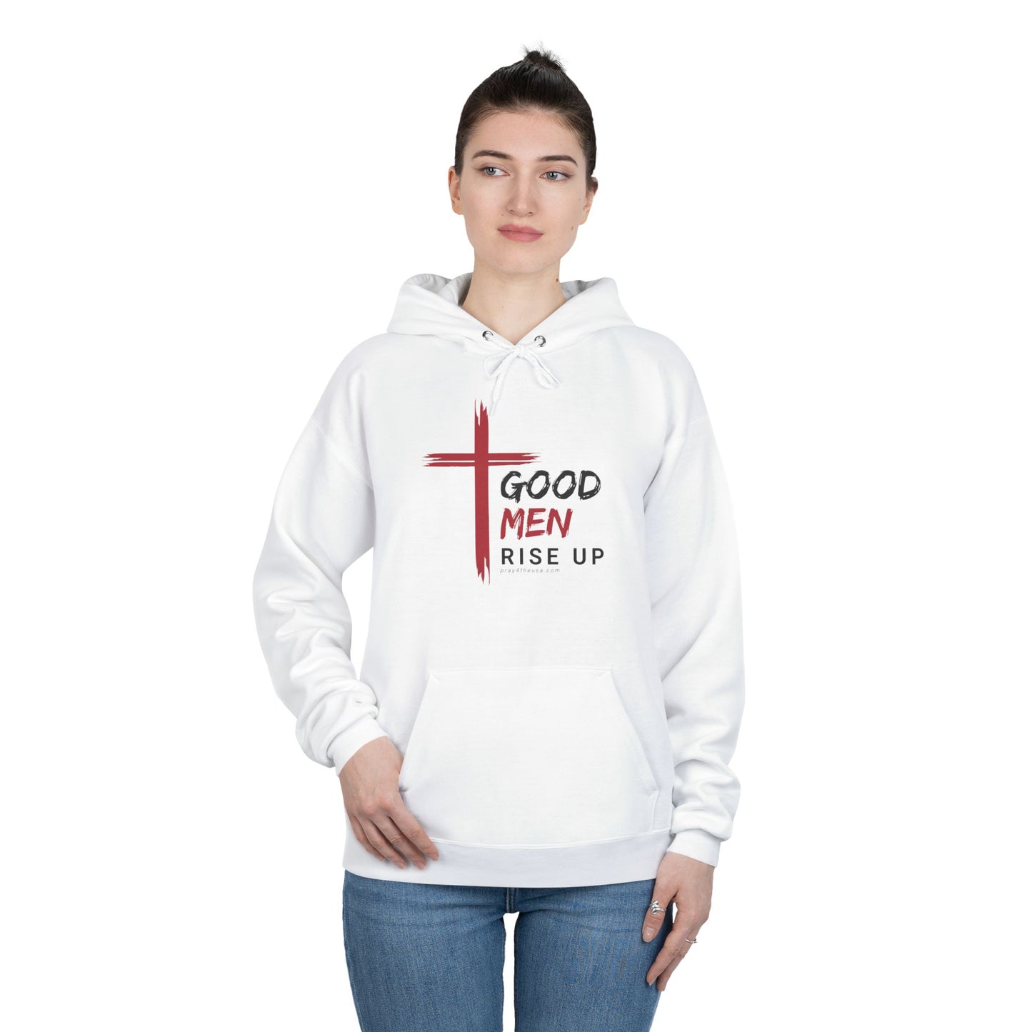 Good Men Rise Up Hanes Comfort Blend Hoodie