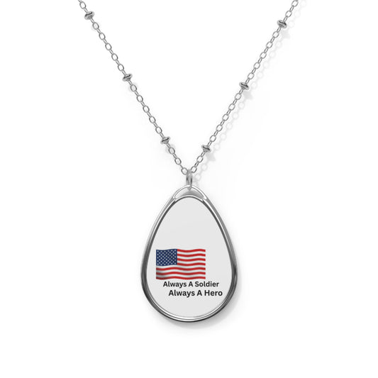 'Always A Soldier, Always A Hero' Necklace