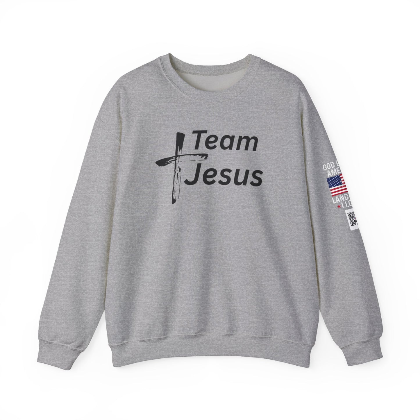 Team Jesus Crewneck Sweatshirt — Faith-Based Christian Pullover