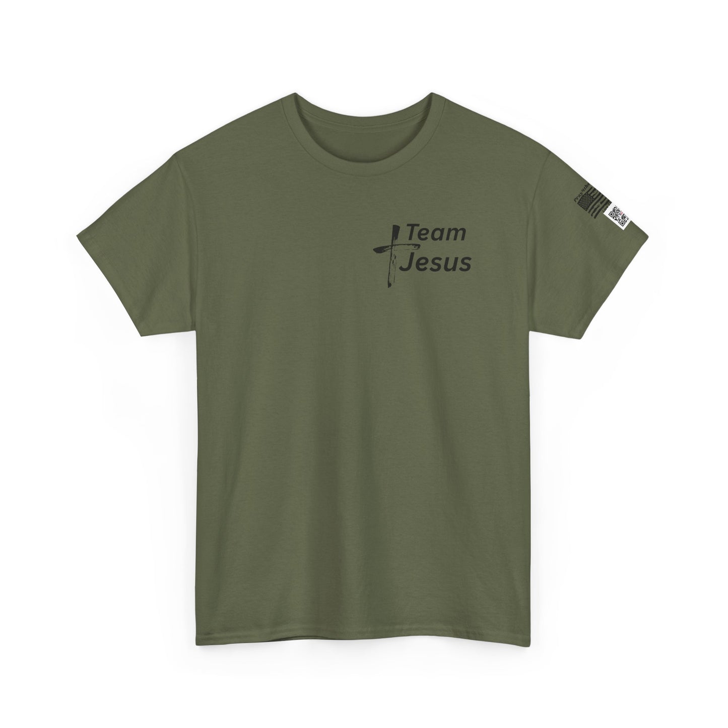 Team Jesus T-Shirt — Christian Faith Tee with Cross