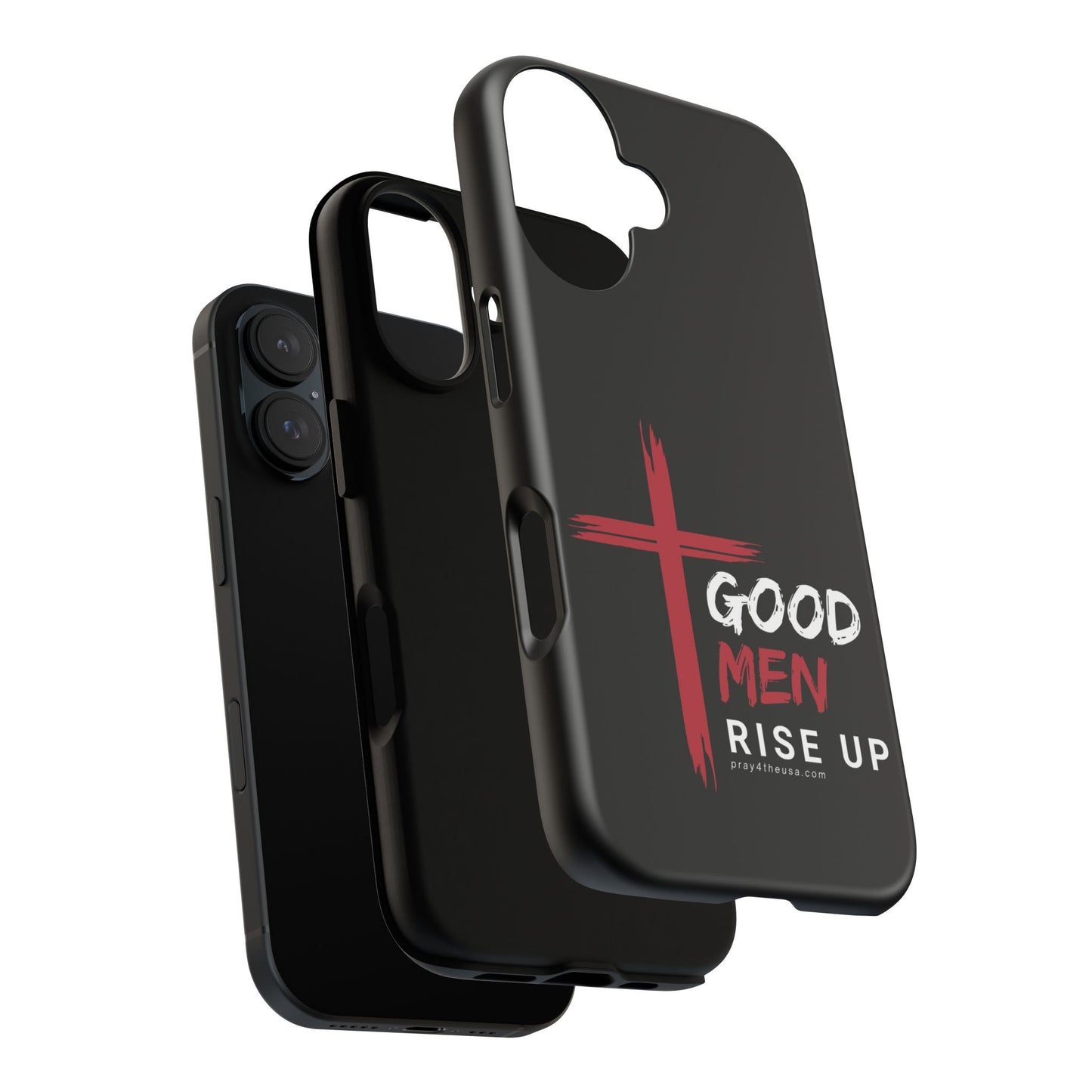 Good Men Rise Up Durable Phone Case – Compatible with All Phone Models