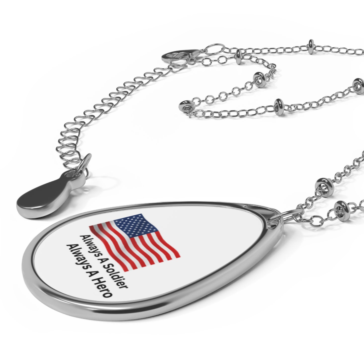 'Always A Soldier, Always A Hero' Necklace