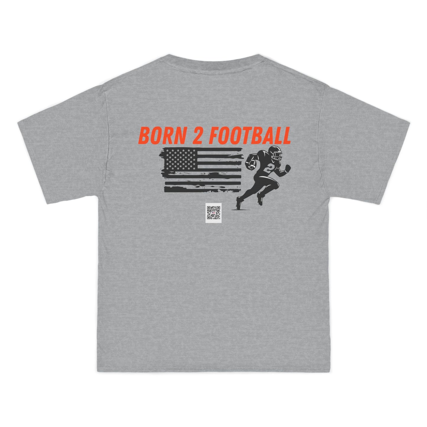 Sporty Born 2 Football Short-Sleeve T-Shirt for Enthusiasts