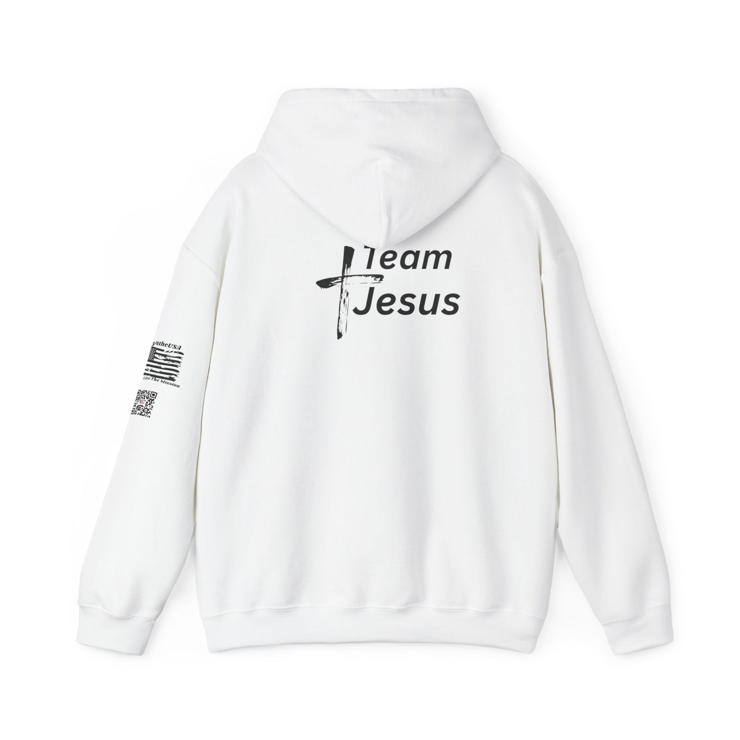 Team Jesus Hoodie — Christian Faith Graphic Hooded Sweatshirt
