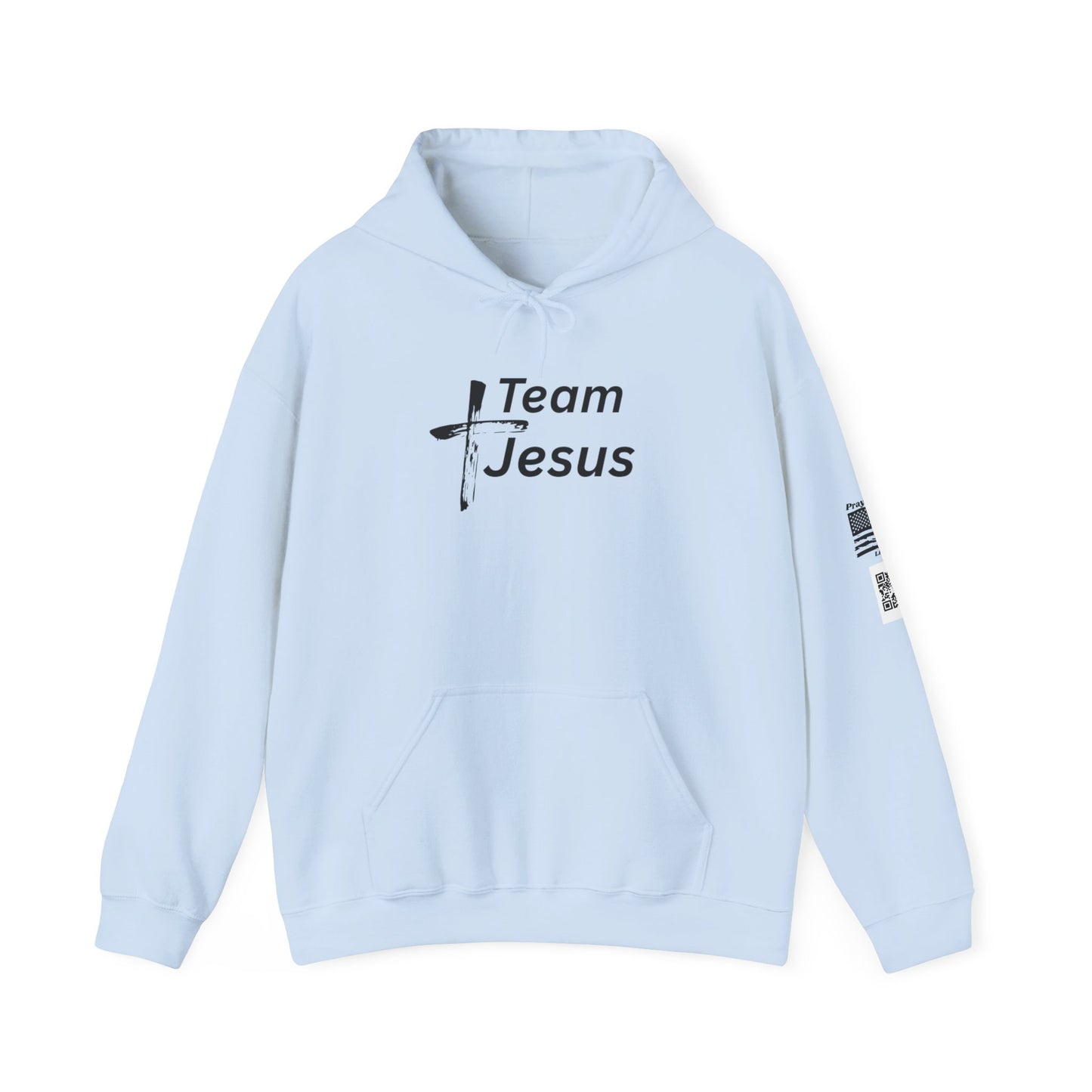 Team Jesus Hoodie — Christian Faith Graphic Hooded Sweatshirt