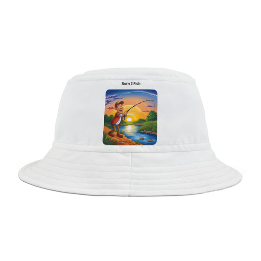 Bucket Hat - Born 2 Fish Outdoor Fishing Gear for Anglers