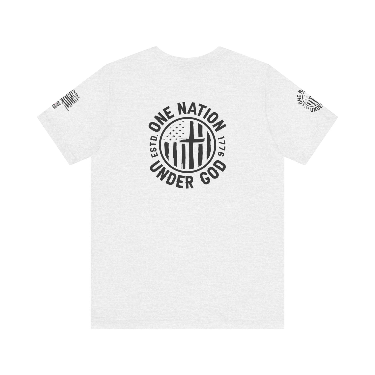 Patriotic Tee for All - One Nation Under God Jersey Short Sleeve Tee