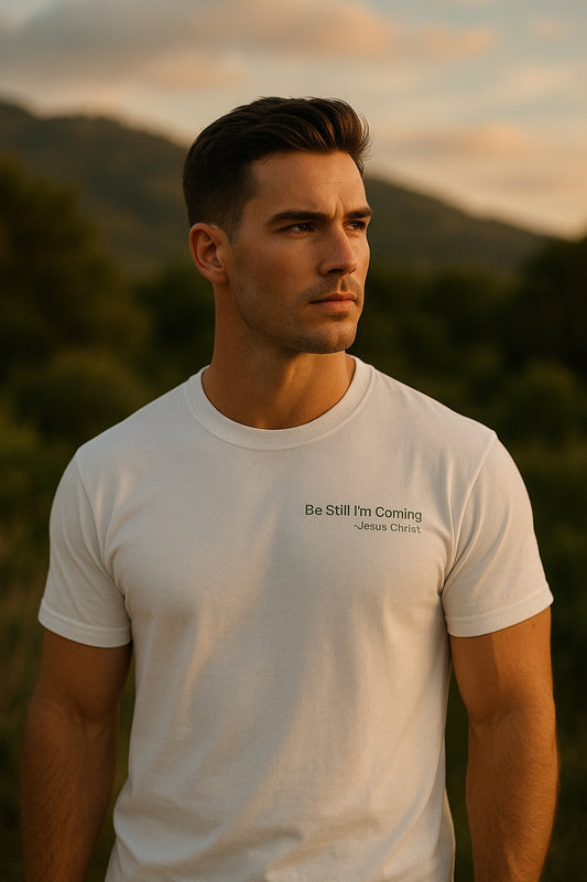 Inspirational Short-Sleeve T-Shirt - "Be Still I'm Coming" - Perfect for Faith and Comfort