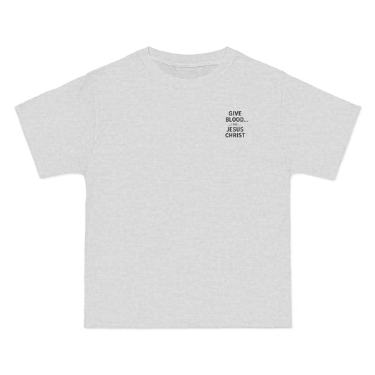 Christian Faith Short-Sleeve T-Shirt - Jesus Gave All Give Blood