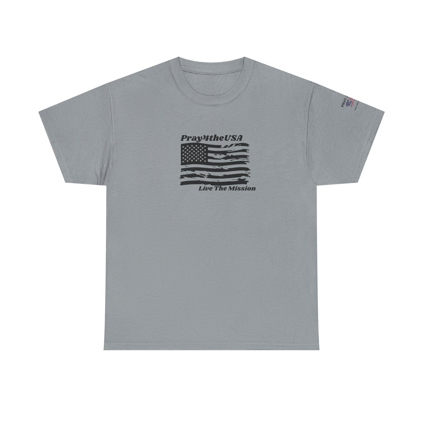 Rustic American Flag Tee - Patriotic Unisex T-Shirt