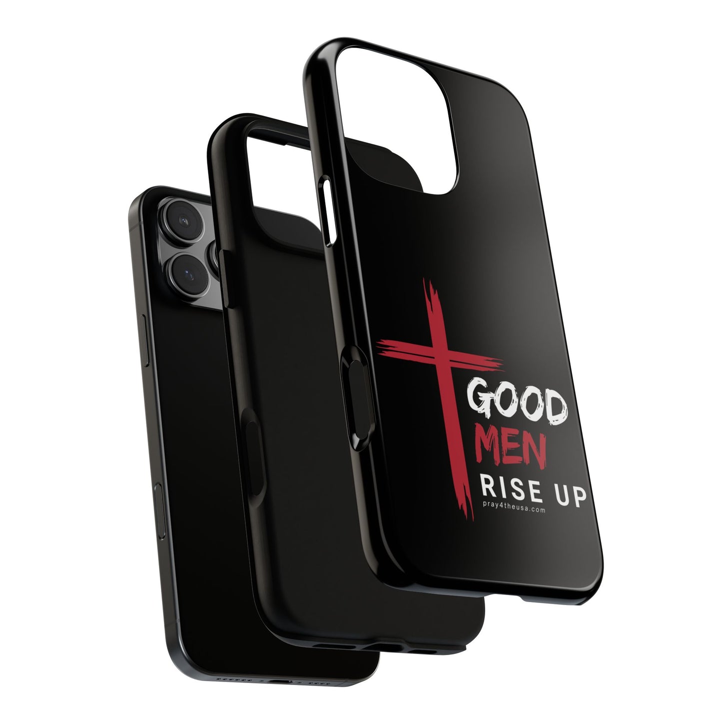 Good Men Rise Up Durable Phone Case – Compatible with All Phone Models