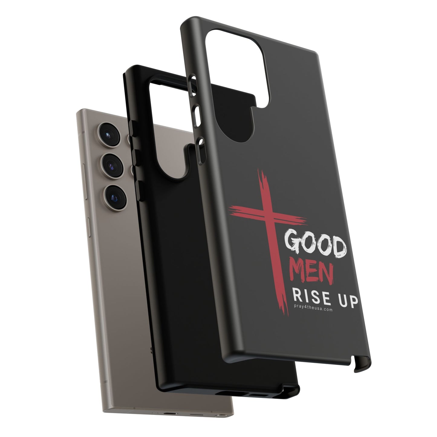 Good Men Rise Up Durable Phone Case – Compatible with All Phone Models