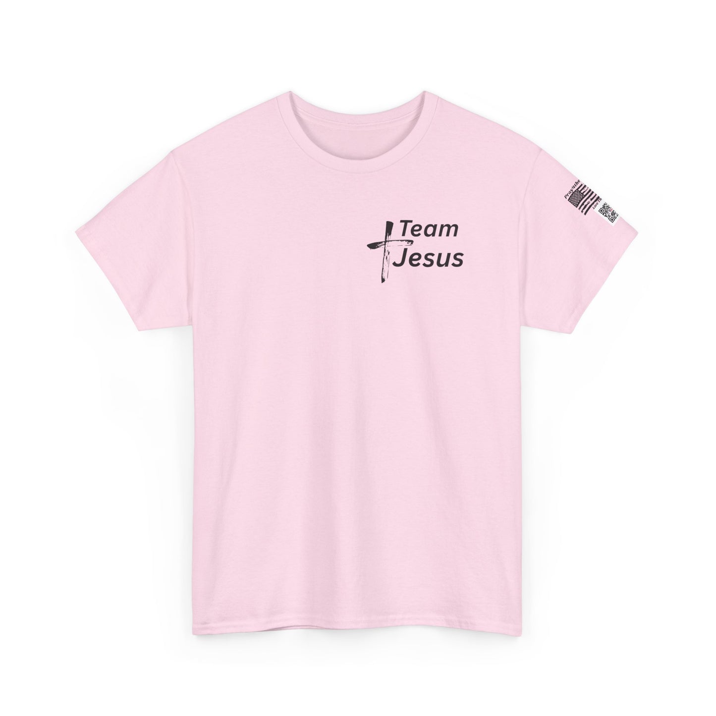 Team Jesus T-Shirt — Christian Faith Tee with Cross