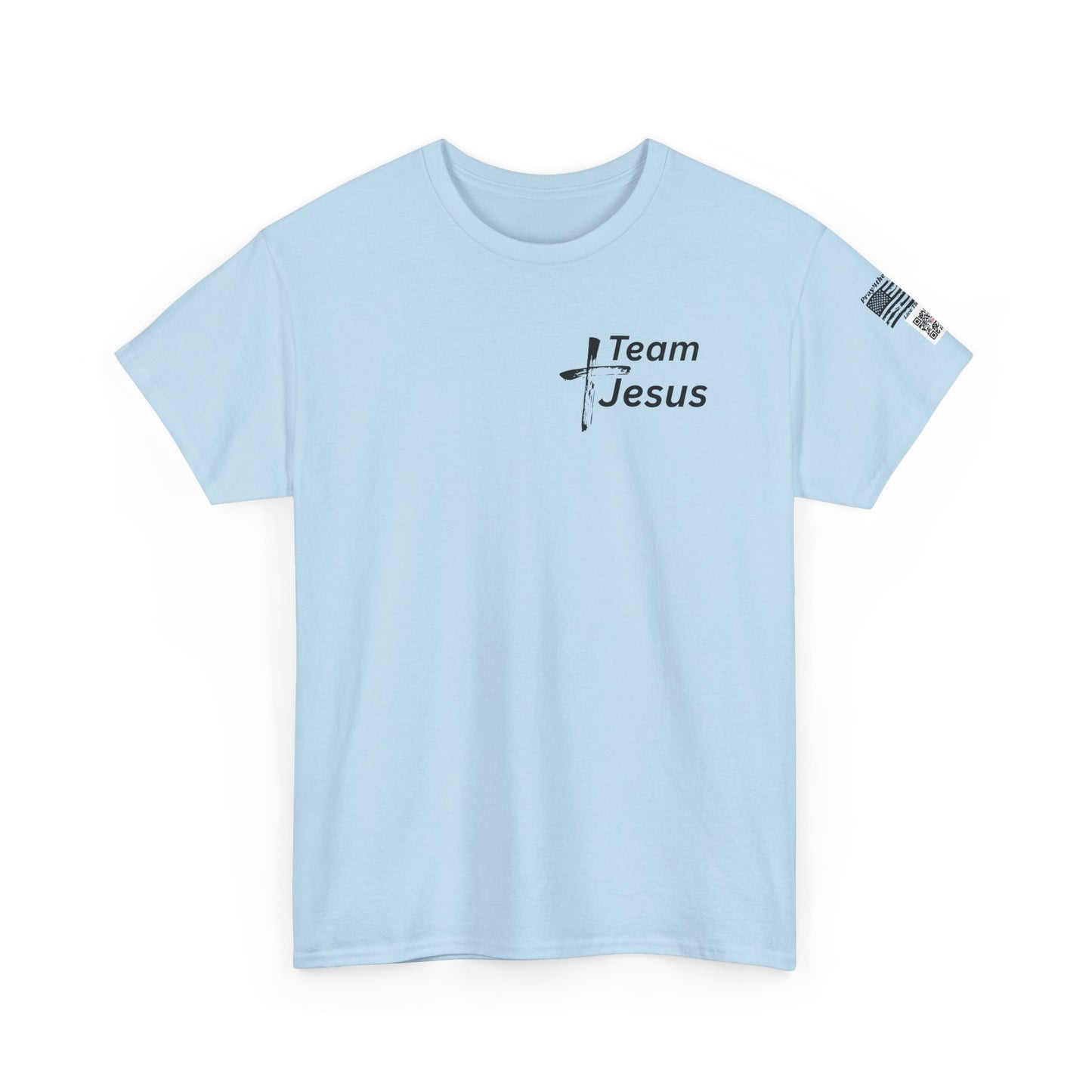 Team Jesus T-Shirt — Christian Faith Tee with Cross