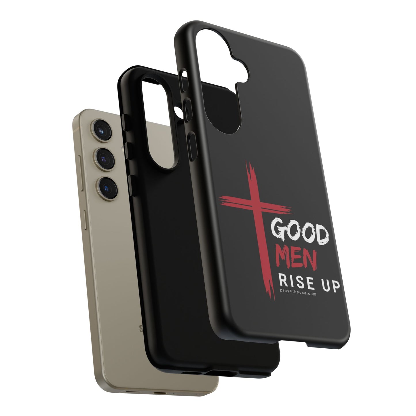 Good Men Rise Up Durable Phone Case – Compatible with All Phone Models