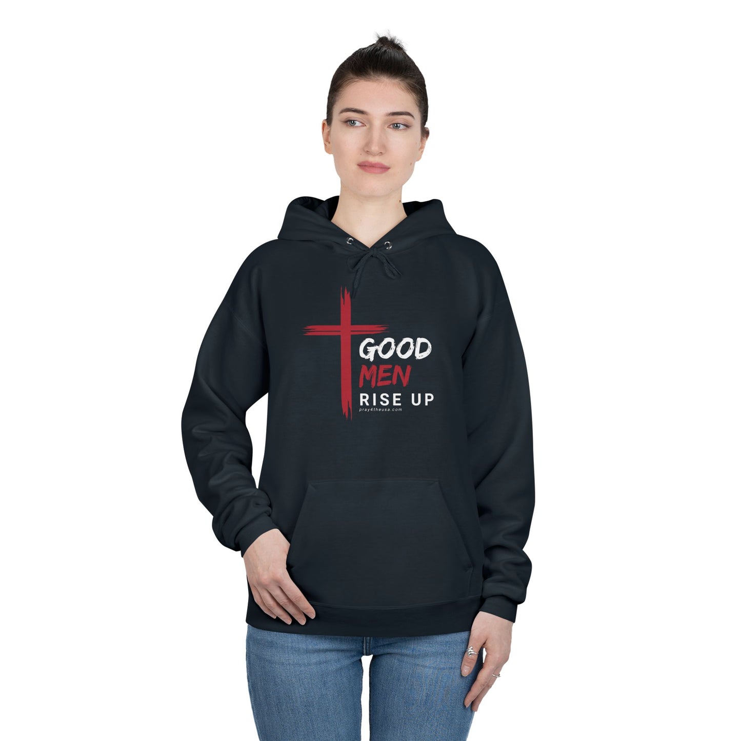 Good Men Rise Up Hanes Comfort Blend Hoodie