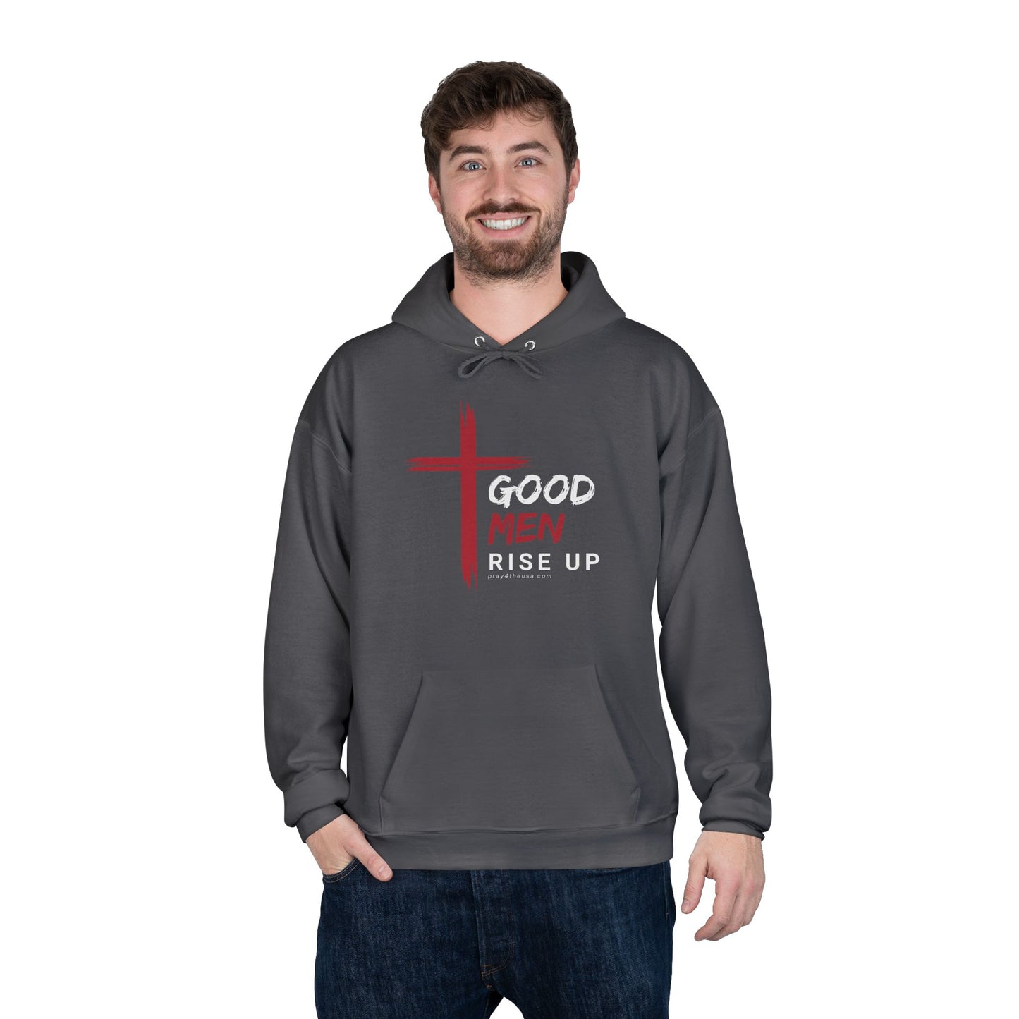 Good Men Rise Up Hanes Comfort Blend Hoodie