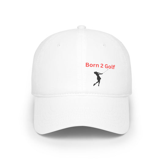 Golf Baseball Cap - Born 2 Golf Design