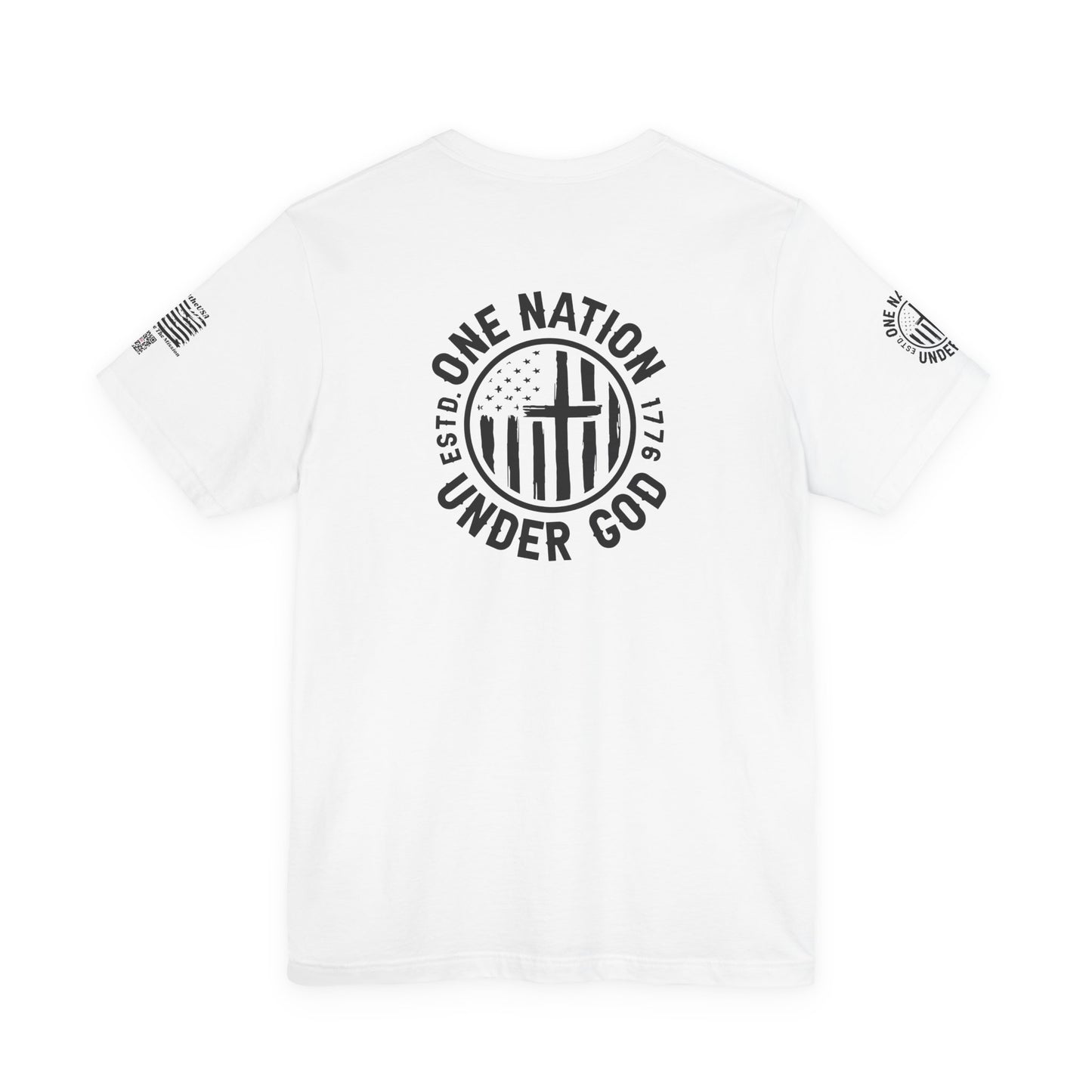 Patriotic Tee for All - One Nation Under God Jersey Short Sleeve Tee