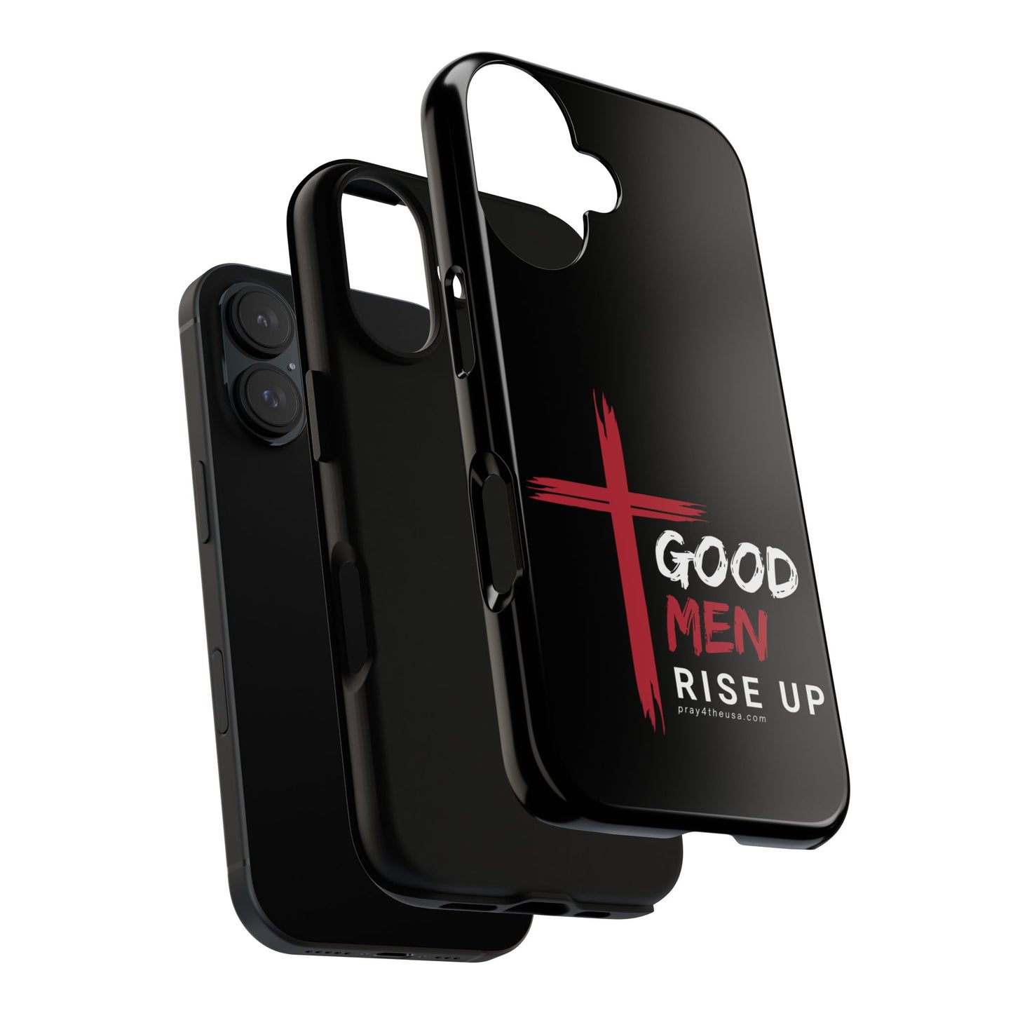 Good Men Rise Up Durable Phone Case – Compatible with All Phone Models