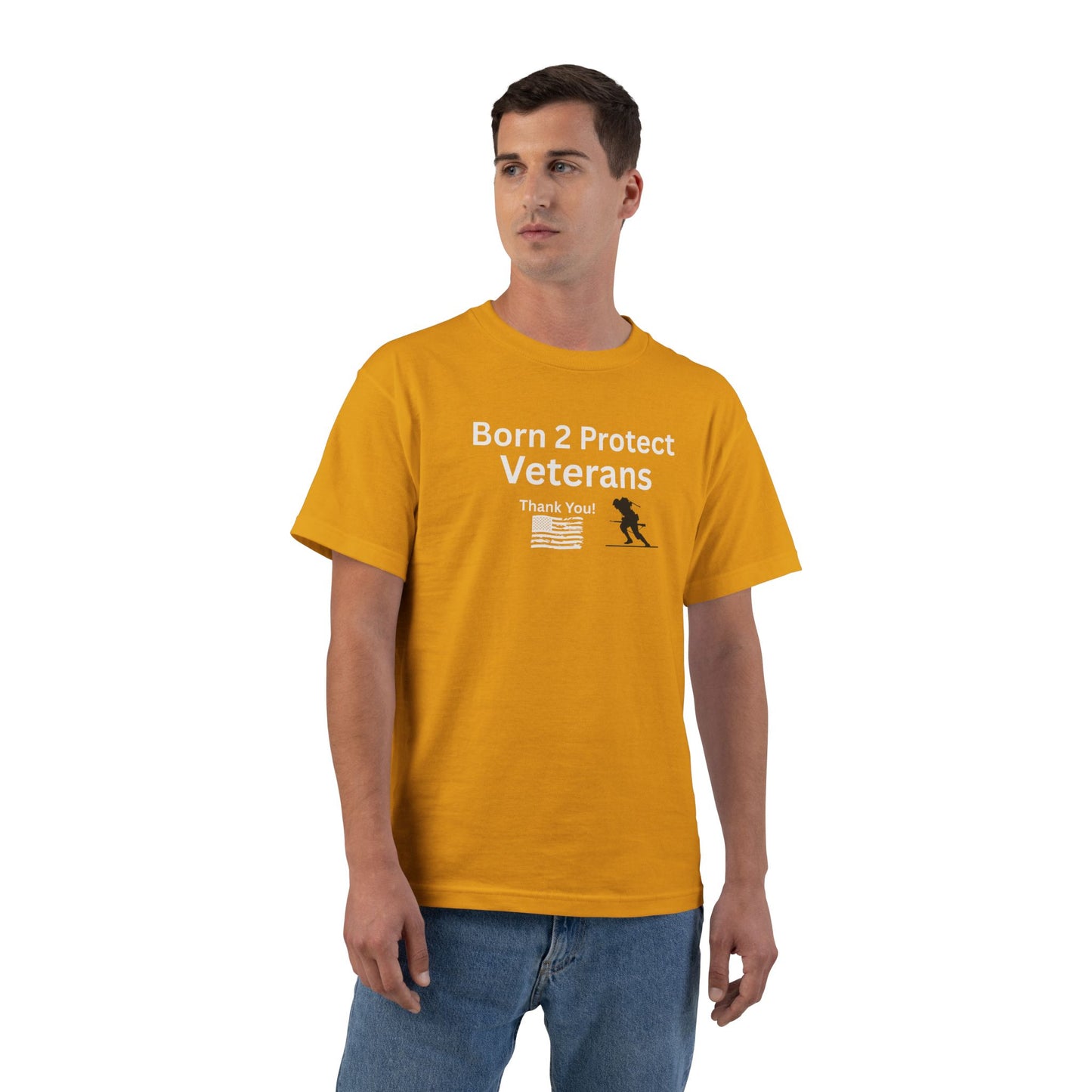 Born 2 Protect-Veterans Tribute Short-Sleeve T-Shirt